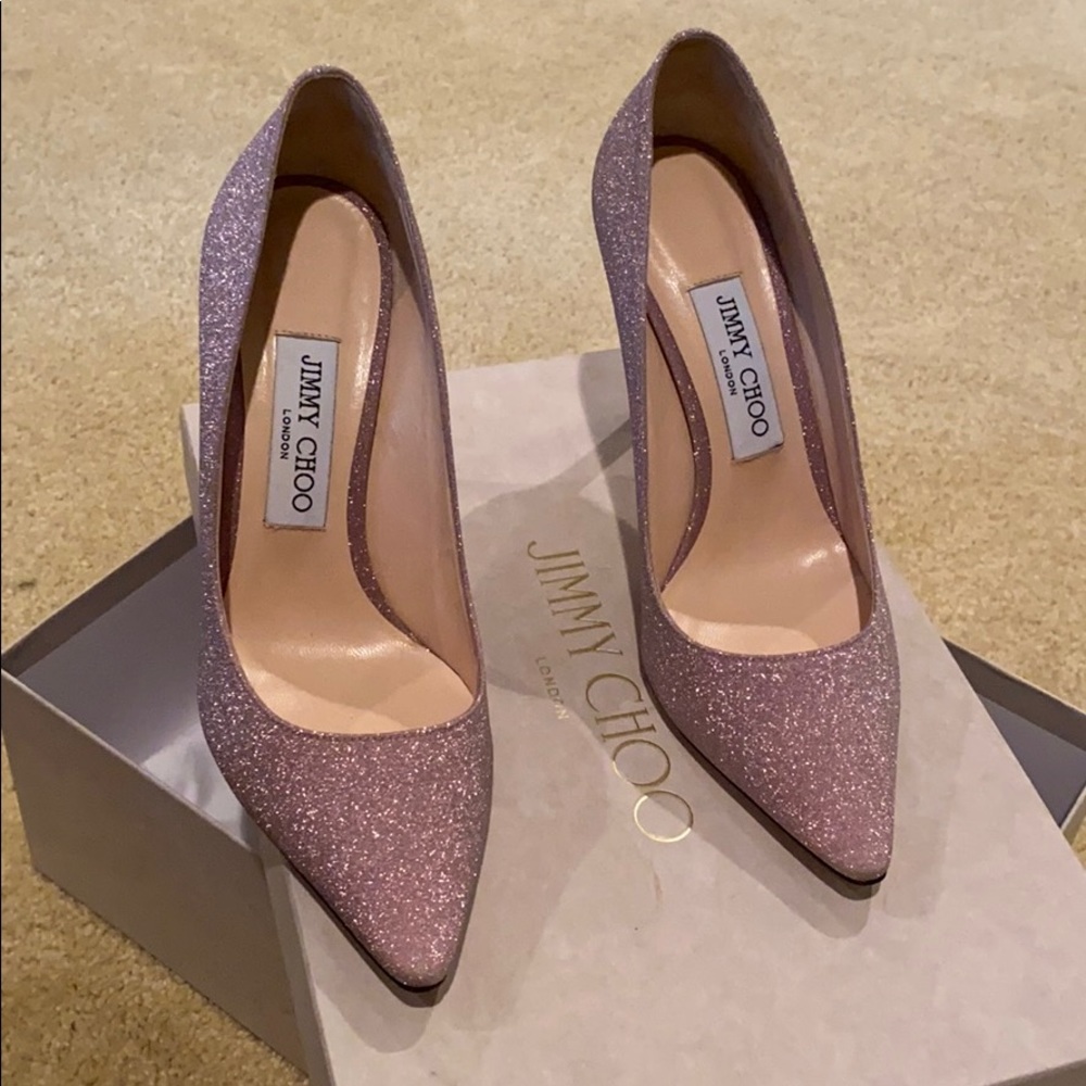 Jimmy Choo ROMY 100. Ballet pink